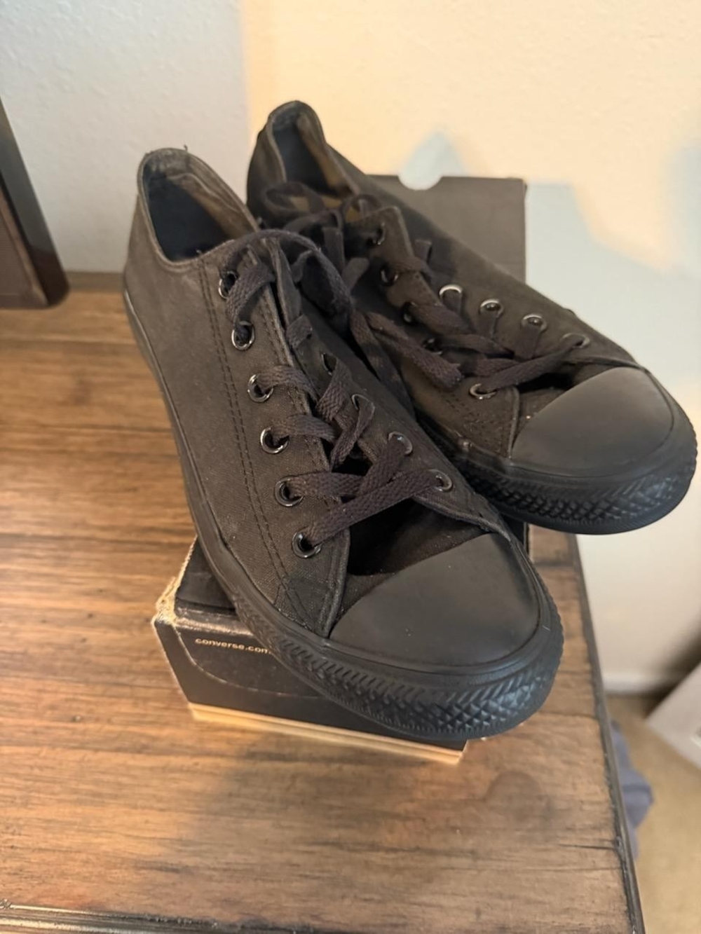 Converse Black Canvas Low-Top Women's Sneakers